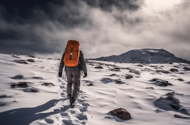 攀登雪山的旅行者,高清,摄影图,摄影图片,图片大全,摄影图免费下载